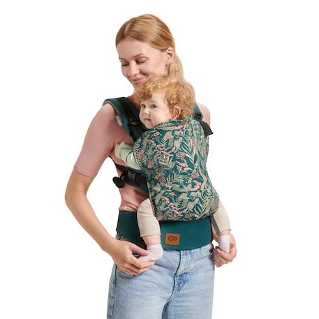 Porte-Bébé Ergonomique Kinderkraft MILO avec Position en M, Bretelles Réglables, Ceinture Large et Poche Intégrée Vert 2 - vertbaudet enfant 