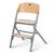 Chaise Haute Évolutive Kinderkraft LIVY 3 en 1 avec Assise Réglable, Repose-Pieds Ajustable et Charge jusqu’à 110 kg Gris+Rose 3 - vertbaudet enfant 