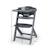 Chaise Haute Évolutive Kinderkraft ENOCK 2 en 1 avec Assise Réglable, Repose-Pieds Ajustable et Bois de Hêtre Massif Beige+Blanc+Blanc/bois+Bleu marine+Bois naturel+Gris+Gris / bois+Marron+Noir 36 - vertbaudet enfant 