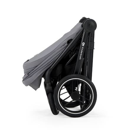 Poussette combinée 2 en 1 avec suspension et protection upf50+ Gris+Gris foncé+Noir+Rose 6 - vertbaudet enfant 