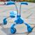 Porteur enfant pliable 4 roues scramblebug tide plastique Bleu - blanc 3 - vertbaudet enfant 