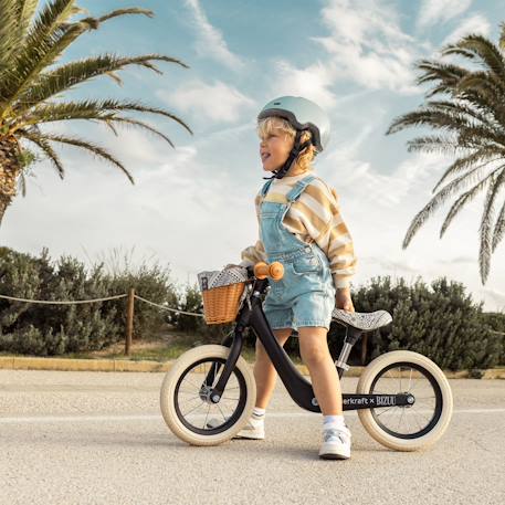 Draisienne Kinderkraft RAPID 2 x BIZUU avec Cadre en Magnésium Léger, Roues Increvables, Selle Réglable et Panier Beige+Bleu+Noir+Rosa+Vert 14 - vertbaudet enfant 