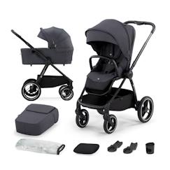 Puériculture-Poussette combinée 2 en 1 avec suspension et protection upf50+