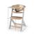 Chaise Haute Évolutive Kinderkraft ENOCK 2 en 1 avec Assise Réglable, Repose-Pieds Ajustable et Bois de Hêtre Massif Beige+Blanc+Blanc/bois+Bleu marine+Bois naturel+Gris+Gris / bois+Marron+Noir 42 - vertbaudet enfant 
