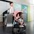 Poussette combinée 2 en 1 avec suspension et protection upf50+ Gris+Gris foncé+Noir+Rose 20 - vertbaudet enfant 