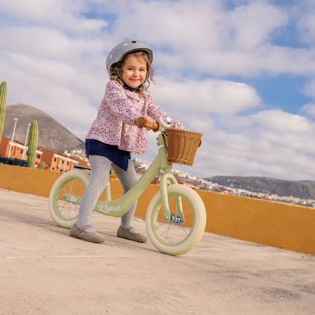 Draisienne Kinderkraft RAPID 2 x BIZUU avec Cadre en Magnésium Léger, Roues Increvables, Selle Réglable et Panier Beige+Bleu+Noir+Rosa+Vert 27 - vertbaudet enfant 