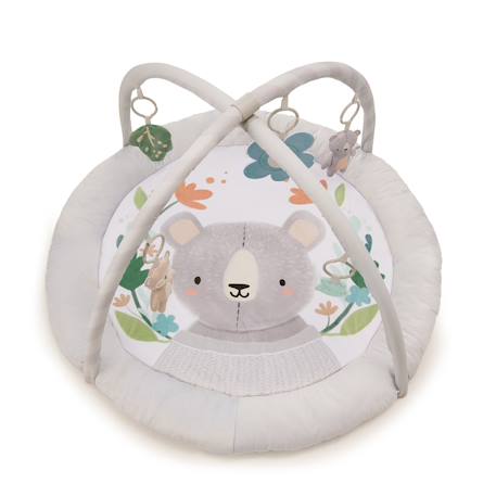 Tapis d’Éveil Kinderkraft COZYPLAY avec Arceaux de Jeux, Jouets Sensoriels, Tapis Lavable, Pliable et Matière Douce Bleu marine+Gris 10 - vertbaudet enfant 