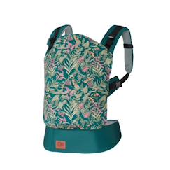 Puériculture-Porte bébé, écharpe de portage-Porte-Bébé Ergonomique Kinderkraft MILO avec Position en M, Bretelles Réglables, Ceinture Large et Poche Intégrée