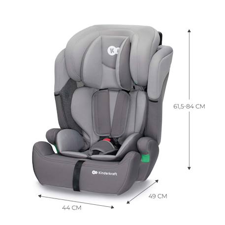 Siège Auto COMFORT UP 9-36 kg avec appui-tête réglable, protections latérales et harnais 5 points ECE R44/04 Green+Grey+Pink 12 - vertbaudet enfant 