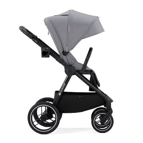 Poussette combinée 2 en 1 avec suspension et protection upf50+ Gris+Gris foncé+Noir+Rose 4 - vertbaudet enfant 