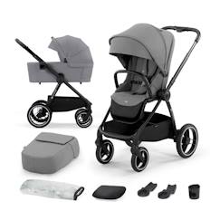 Puériculture-Poussette combinée 2 en 1 avec suspension et protection upf50+