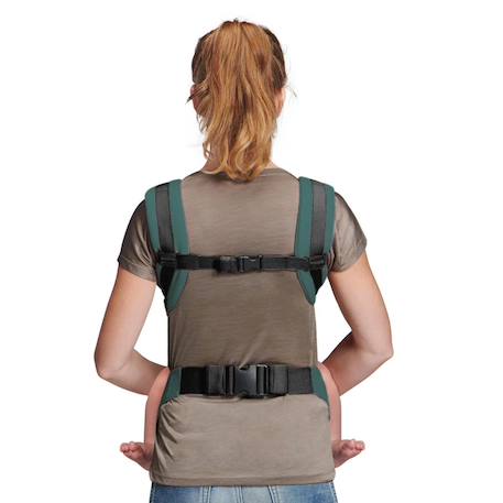 Porte-Bébé Ergonomique Kinderkraft MILO avec Position en M, Bretelles Réglables, Ceinture Large et Poche Intégrée Vert 4 - vertbaudet enfant 