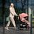 Poussette combinée 2 en 1 avec suspension et protection upf50+ Gris+Gris foncé+Noir+Rose 21 - vertbaudet enfant 