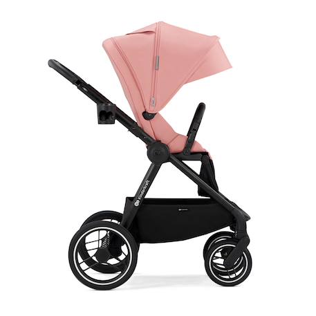 Poussette combinée 2 en 1 avec suspension et protection upf50+ Gris+Gris foncé+Noir+Rose 23 - vertbaudet enfant 