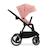 Poussette combinée 2 en 1 avec suspension et protection upf50+ Gris+Gris foncé+Noir+Rose 23 - vertbaudet enfant 
