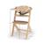 Chaise Haute Évolutive Kinderkraft ENOCK 2 en 1 avec Assise Réglable, Repose-Pieds Ajustable et Bois de Hêtre Massif Beige+Blanc+Blanc/bois+Bleu marine+Bois naturel+Gris+Gris / bois+Marron+Noir 30 - vertbaudet enfant 