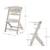 Chaise Haute Évolutive Kinderkraft ENOCK 2 en 1 avec Assise Réglable, Repose-Pieds Ajustable et Bois de Hêtre Massif Beige+Blanc+Blanc/bois+Bleu marine+Bois naturel+Gris+Gris / bois+Marron+Noir 6 - vertbaudet enfant 