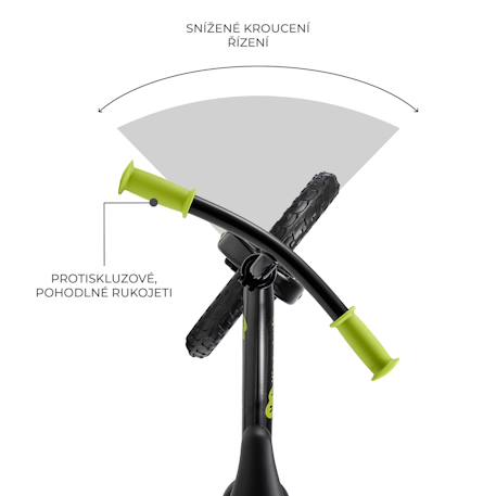 Draisienne Kinderkraft 2WAY NEXT avec Selle et Guidon Réglables, Roues EVA Sans Gonflage, Cadre Léger 3 kg et EN 71-1 Bleu+Menthe+Noir+Rose+Vert 17 - vertbaudet enfant 