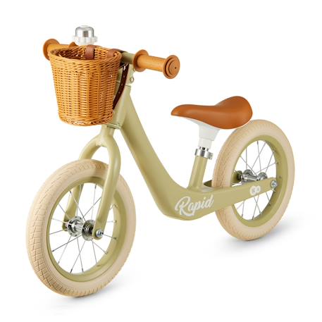 Draisienne Kinderkraft RAPID 2 x BIZUU avec Cadre en Magnésium Léger, Roues Increvables, Selle Réglable et Panier Beige+Bleu+Noir+Rosa+Vert 25 - vertbaudet enfant 