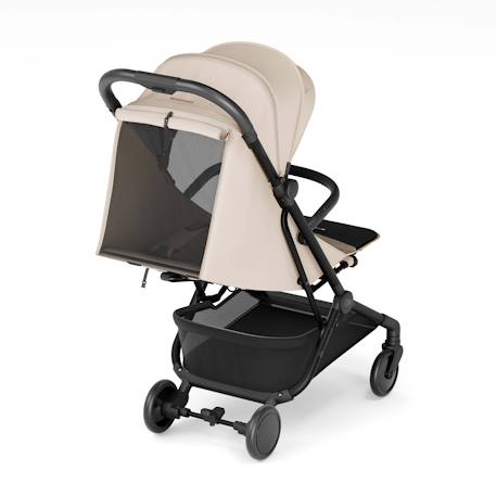 Poussette Cabine Kinderkraft PILOT 2 avec Pliage à Une Main, Position Allongée, Harnais Magnétique et UPF50+ Beige+Gris+Noir 5 - vertbaudet enfant 