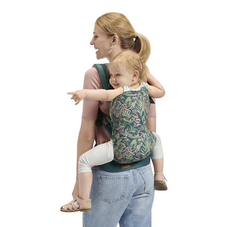Porte-Bébé Ergonomique Kinderkraft MILO avec Position en M, Bretelles Réglables, Ceinture Large et Poche Intégrée Vert 3 - vertbaudet enfant 