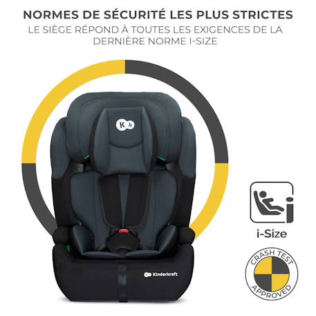 Siège auto évolutif enfant avec harnais de sécurité intégré Black+Green+Grey+Pink 5 - vertbaudet enfant 