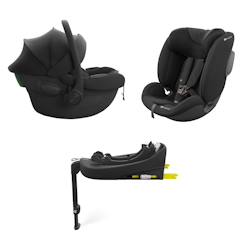 Puériculture-Système Modulaire Siège Auto Kinderkraft ENDURA SAFE 3 en 1 avec Base Pivotante ISOFIX, i-Size 40-150 cm et Rotation 360°