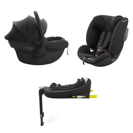 Système Modulaire Siège Auto Kinderkraft ENDURA SAFE 3 en 1 avec Base Pivotante ISOFIX, i-Size 40-150 cm et Rotation 360° Beige+Gris+Noir 13 - vertbaudet enfant 
