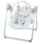 Balancelle-Transat Électrique Kinderkraft SWINGEE avec 5 Vitesses, Pliage Compact, 8 Mélodies et Harnais 5 Points Beige+Gris 11 - vertbaudet enfant 