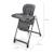 Chaise Haute Évolutive Kinderkraft TULO 3 en 1 avec Hauteur Réglable, Dossier Inclinable, Plateau Double et Harnais 5 Points Beige+Gris 12 - vertbaudet enfant 