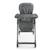 Chaise Haute Évolutive Kinderkraft TULO 3 en 1 avec Hauteur Réglable, Dossier Inclinable, Plateau Double et Harnais 5 Points Beige+Gris 11 - vertbaudet enfant 
