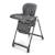 Chaise Haute Évolutive Kinderkraft TULO 3 en 1 avec Hauteur Réglable, Dossier Inclinable, Plateau Double et Harnais 5 Points Beige+Gris 10 - vertbaudet enfant 