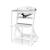 Chaise Haute Évolutive Kinderkraft ENOCK 2 en 1 avec Assise Réglable, Repose-Pieds Ajustable et Bois de Hêtre Massif Beige+Blanc+Blanc/bois+Bleu marine+Bois naturel+Gris+Gris / bois+Marron+Noir 12 - vertbaudet enfant 
