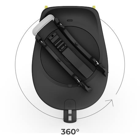 Base ISOFIX Kinderkraft ENDURA SAFE FX Pivotante à 360° avec Indicateur d’Installation et Pied de Support Réglable Noir 4 - vertbaudet enfant 
