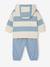 Ensemble bébé sweat et jogging bleu glacier 4 - vertbaudet enfant 