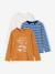 Lot de 3 t-shirts garçon blanc+caramel 9 - vertbaudet enfant 