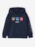 Sweat à capuche garçon Sonic marine 1 - vertbaudet enfant 