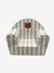 Fauteuil en mousse rayé Ourson personnalisable rayé beige 2 - vertbaudet enfant 