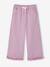 Pantacourt large fille lyocell kaki+lilas 8 - vertbaudet enfant 