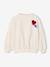 Sweat fille avec patchs écru 4 - vertbaudet enfant 