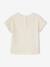 T-shirt bébé fille détails en crochet écru+rose pâle 4 - vertbaudet enfant 