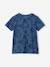 T-shirt garçon imprimé blanc chiné+bleu jean+lichen+menthe 4 - vertbaudet enfant 
