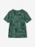 T-shirt garçon imprimé blanc chiné+bleu jean+lichen+menthe 8 - vertbaudet enfant 