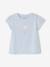 Lot 2 T-shirt bébé fille fantaisie bleu clair+rose 2 - vertbaudet enfant 