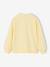 Sweat fille Snoopy jaune pastel 2 - vertbaudet enfant 