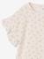 T-shirt fille en maille pointelle écru 3 - vertbaudet enfant 
