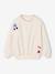 Sweat fille avec patchs écru 3 - vertbaudet enfant 