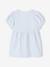 Robe bébé fille détails brodés bleu clair 2 - vertbaudet enfant 