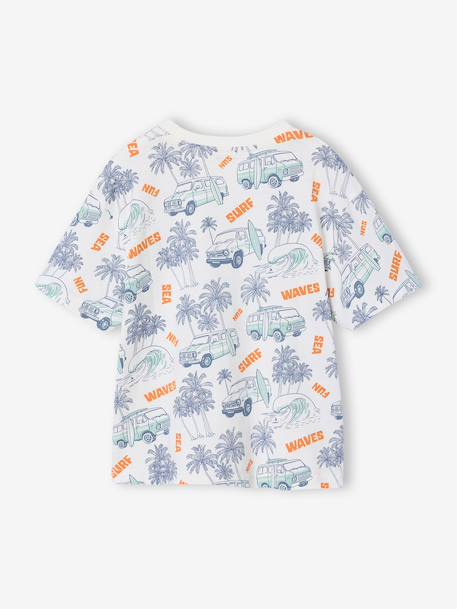 T-shirt garçon manches courtes anthracite+blanc+écru 6 - vertbaudet enfant 