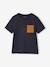 Lot 3 T-shirt manches courtes bleu pétrole+caramel+marine+vert amande 12 - vertbaudet enfant 
